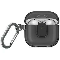 Uniq Glase Pro dėklas AirPods 4 - juodas