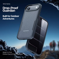 Dėklas Dux Ducis Shld Apple iPhone Air juodas (Contour Pattern)