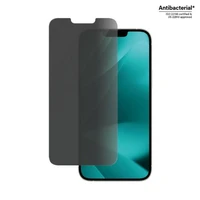 PanzerGlass Classic Fit privatumo antibakterinis stiklas iPhone 14 Plus/13 Pro Max