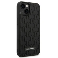 Karl Lagerfeld 3D Monogram dėklas telefonui iPhone 14 Plus - juodas