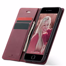 Spacecase piniginės dėklas iPhone 7/8/SE 2020 raudonas