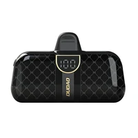 Mini išorinė baterija Dudao K20SC 5000mAh 2x USB-C (juoda)