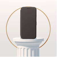 FOLIO Side Magnet dėklas telefonui (m) skirtas SAMSUNG A15 - rudas