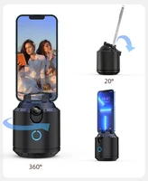 Telefono laikiklis su 360° veido sekimu P3 juodas