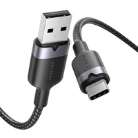 USB 2.0 A į USB-C 3A kabelis Vention CTNBH 2M (juodas)