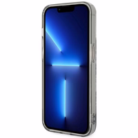 Guess GUHCP14LHGPLHG iPhone 14 Pro 6.1 pilkas / pilkas kietasis dėklas Porcelain Collection