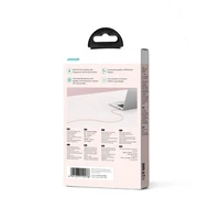 Joyroom Multi-Color serijos S-A34 USB-C / USB-C PD 60W 1m kabelis - rožinis