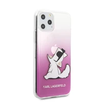 Karl Lagerfeld Choupette Fun dėklas telefonui iPhone 11 Pro - rožinis
