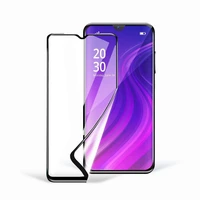 5D pilno klijavimo keraminis apsauginis stiklas – Samsung Galaxy A50 / A30 / A20 juodas