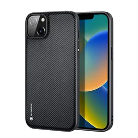 Dux Ducis Fino nailoninis dėklas telefonui iPhone 14 Plus juodas