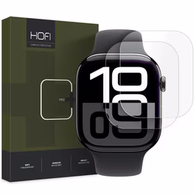 HIDROGELINĖ PLĖVELĖ HOFI HYDROFLEX PRO+ 2-PACK APPLE WATCH 10 (46 MM) SKAIDRUS