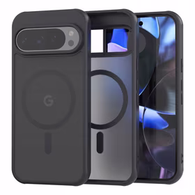 Spacecase Dėklas Hybrid Mag Google Pixel 9/9 Pro juodas
