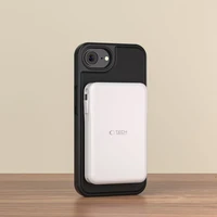 Tech-Protect Wallet MagSafe iPhone 16e dėklas - matinis juodas