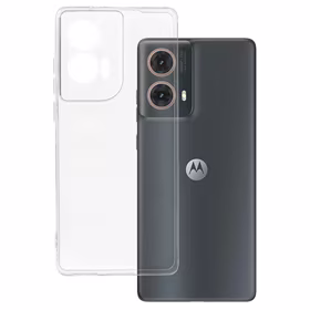 Itin plonas 1mm dėklas telefonui Motorola Moto G85 5G permatomas