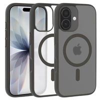 Liavec minkštas dėklas skirtas Iphone 17 pilkas
