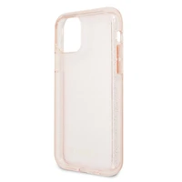 Guess GUHCN58PCGLPI iPhone 11 Pro sidabriškas kietasis dėklas Glitter