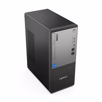 Lenovo ThinkCentre neo 50t Intel® Core™ i3 i3-14100 8 GB DDR5-SDRAM 512 GB SSD Windows 11 Pro Tower PC Juoda, Pilka