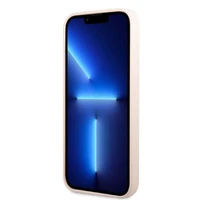 Guess GUHMP13XSPLP iPhone 13 Pro Max 6.7" rožinis/rožinis kietas dėklas Silikoninis logotipas Magnetinis