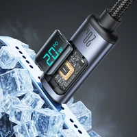 "Joyroom Prism Series A16 Lightning / USB-C PD 20W 1,2 m ilgio kabelis - juodas