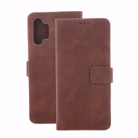 Išmanusis Velvet dėklas for Xiaomi Redmi 15 4G EU / 15 5G EU (171,08 x 82,05 x 8,55) rudas