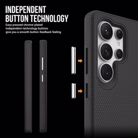 Dėklas Perfectionists Triangle Case Samsung S908 S22 Ultra 5G juodas