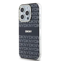 DKNY IML Mono & Stripe MagSafe dėklas telefonui skirtas iPhone 14 Pro - juodas