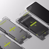 Ringke Dual Easy Pro 2 dalių apsauginė plėvelė Samsung Galaxy Z Flip 7 – skaidri