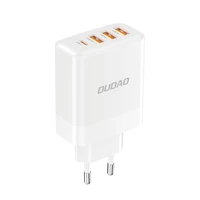Dudao A5HEU 3xUSB-A 1xUSB-C PD 20W QC3.0 18W+ 2x12W wall įkroviklis - baltas