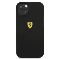 Ferrari FESSIHCP13SBK iPhone 13 mini 5.4" juodas/juodas kietas dėklas silikoninis