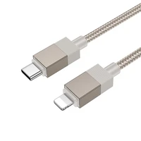 Kabelis USB C į Lightning Hoco PD 27W 1 m X110 auksinis
