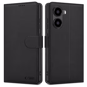 Tech-Protect Dėklas telefonui su pinigine Xiaomi Poco X7 Pro 5G - juodas