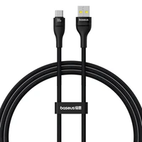 Baseus Flash 2 Įkrovimo kabelis USB į USB-C 100W 1m Juodas