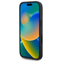 BMW M Performance trispalvių atspausdintų juostų magnetinis dėklas telefonui iPhone 16 Pro Max - baltas