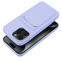 Kortelių dėklas telefonui IPHONE 15 Pro Max violetinis