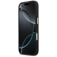 Guess 4G Big 4G Classic Logo dėklas telefonui iPhone 17 - juodas ir auksinis