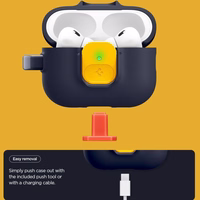 Spigen Nano Pop dėklas AirPods Pro 3 tamsiai mėlynas ir geltonas