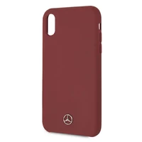 Mercedes Silikono linijos dėklas iPhone Xr - raudonas