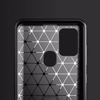 Karboninis dėklas (m) SAMSUNG A21S - juodas (m)