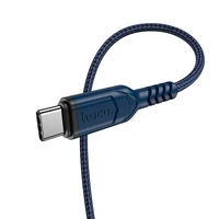Kabelis USB A į USB C Hoco QC 3A 1 m X59 mėlynas