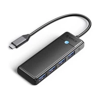 Orico PAPW4A-C3 USB-A Hub prijungimo stotelė 4x USB-A 3.0 - juoda