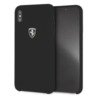 Ferrari kietasis dėklas FEOSIHCI65BK iPhone Xs Max - juodas/juodas silikoninis Off Track