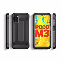 Hybrid Armor Case tvirtas apsauginis dėklas Xiaomi Redmi Note 10 5G / Poco M3 Pro auksinis
