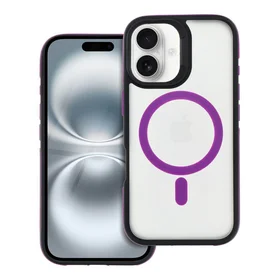 NEO dėklas iPhone 16 suderinamas su MagSafe violetinė