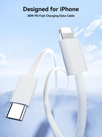 USB kabelis Joyroom S-A45 USB-C to Lightning 30W 1.2m baltas