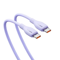Baseus Pudding 100W USB-C - USB-C kabelis 2m - violetinis