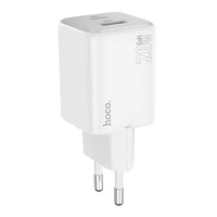Įkroviklis Hoco N41 20W GaN USB-A/USB-C baltas