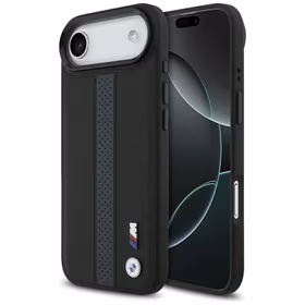 BMW M Perforated Stripe Logo MagSafe dėklas iPhone 17 Air - mėlynas