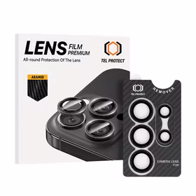 Grūdintas stiklas Tel Protect 3D objektyvo Aramid serija kamerai Samsung Galaxy S24 Ultra (5 objektyvai)