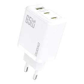 Dudao A29 65W GaN sieninis įkroviklis 2 x USB-C + 1 x USB-A - baltas