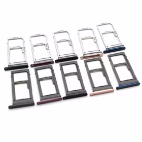 SIM stalčiukas skirtas Samsung G960 S9 / G965 S9+ SIM kortelės stalčiukas juodas